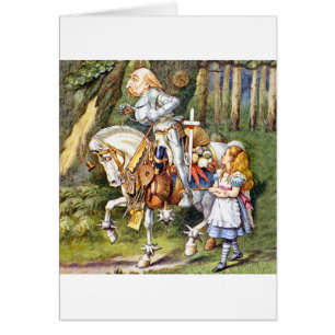 Alice se reúne con el caballero blanco en el país 
