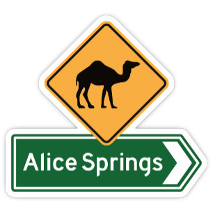 Alice Springs, Pegatina del Territorio del Norte