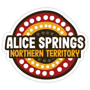 Alice Springs Territorio Norte Australia Pegatina