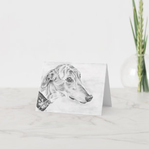 Alice - Tarjeta de arte de Greyhound (a10)