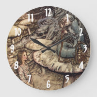 Alice y el reloj de pared Caterpillar Arthur Rackh