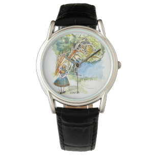 Alice y el reloj del gato de Cheshire