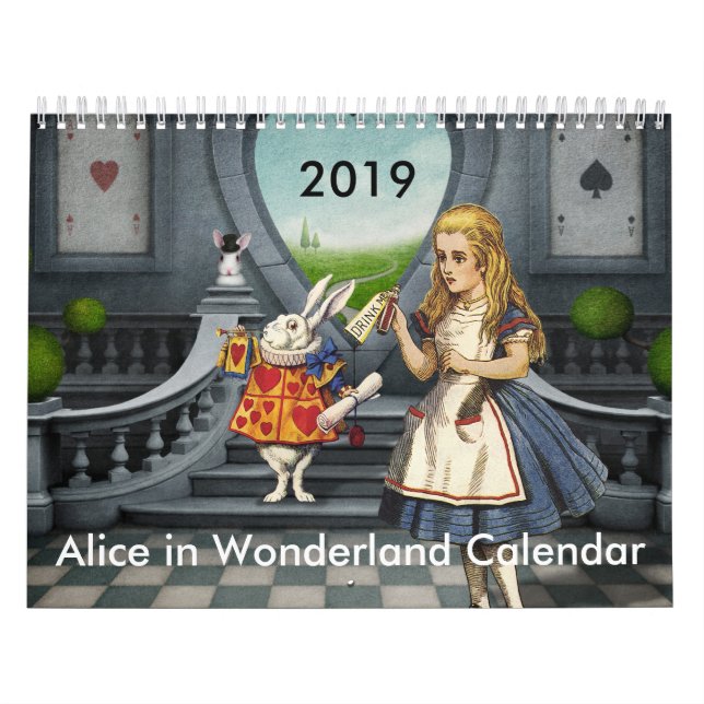 Alicia 2019 en calendario del país de las (Tapa)
