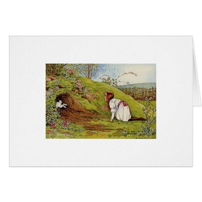 Alicia abajo de la madriguera de conejo (Anverso (Horizontal))