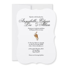 Alicia elegante en la invitación a la tierra de la