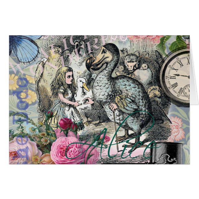 Alicia en arte clásico de Dodo en el país de las m (Anverso (Horizontal))