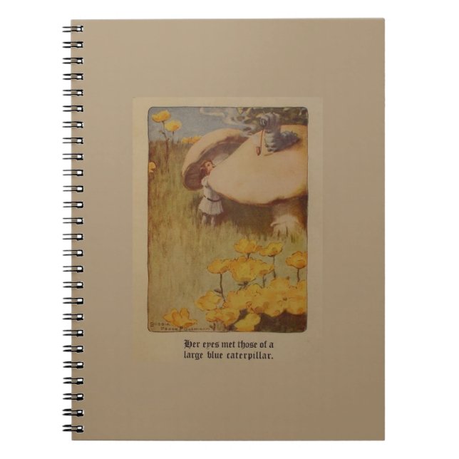 Alicia en el cuaderno 1907 del ilustracion del (Frente)