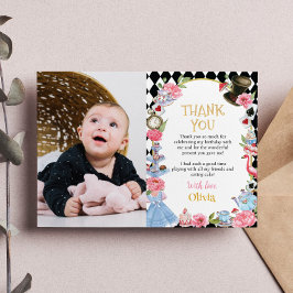 Alicia en el cumpleaños de Wonderland Tarjeta de a