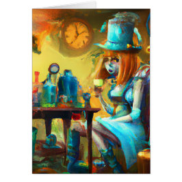 Alicia en el laboratorio de alquimia