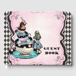 Alicia en el libro de invitados de la fiesta de cu