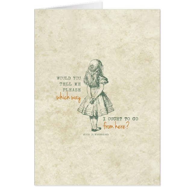 Alicia en el país de las maravillas (Frente)