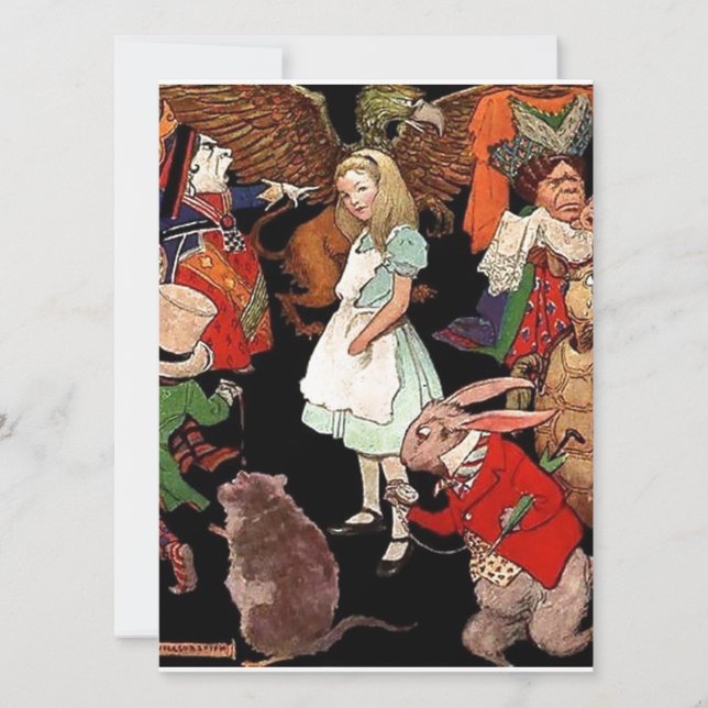 Alicia en el país de las maravillas (Anverso)