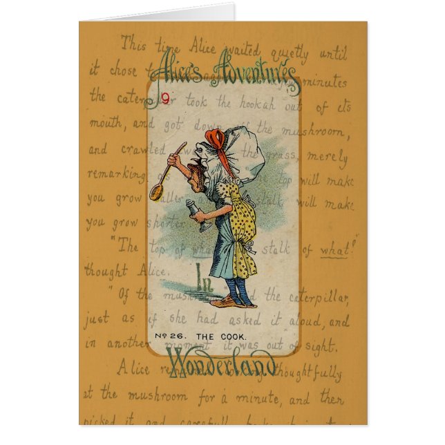 Alicia en el país de las maravillas: El cocinero (Frente)