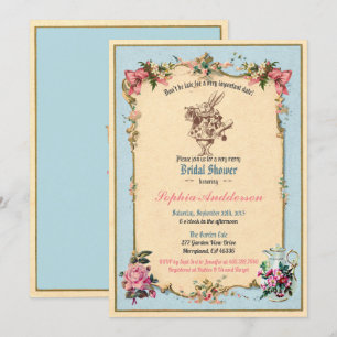 Alicia en el país de las maravillas invitación a l