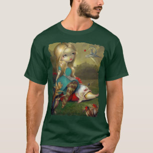 Alicia en gótico del lowbrow de la CAMISA de los
