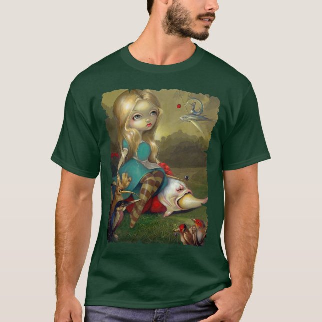 Alicia en gótico del lowbrow de la CAMISA de los (Anverso)