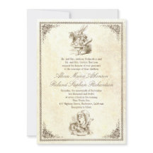 Alicia en invitaciones de boda para relatos de mar