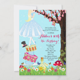 Alicia en invitaciones de cumpleaños en el país de