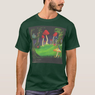 Alicia en la camiseta cabida de los hombres del