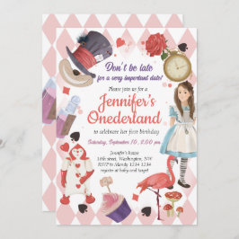 Alicia en la invitación al cumpleaños de la tierra