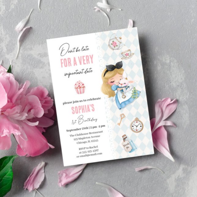 Alicia en la invitación de cumpleaños del Fiesta d (Subido por el creador)