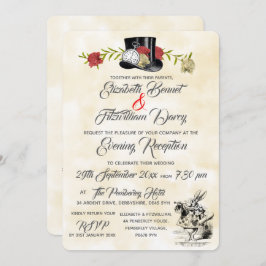 Alicia en la invitación de la noche de las maravil