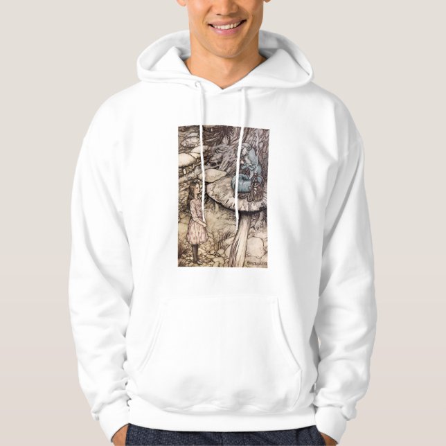 Alicia en la sudadera con capucha de Caterpillar (Anverso)