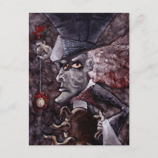 Alicia en la tarjeta postal de odio del Cubist MAD