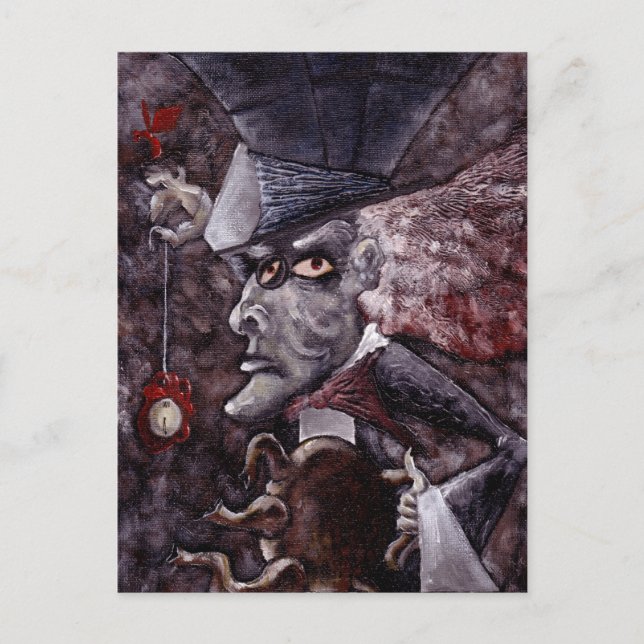 Alicia en la tarjeta postal de odio del Cubist MAD (Anverso)