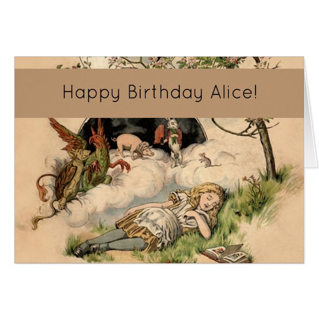Alicia en los Ilustraciones clásicos de Wonderland (Anverso (Horizontal))