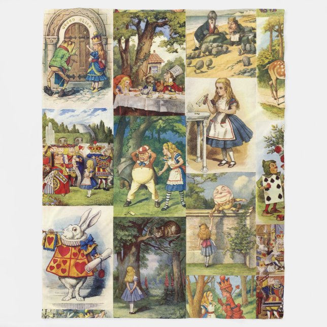 Alicia en manta del país de las maravillas (Anverso)