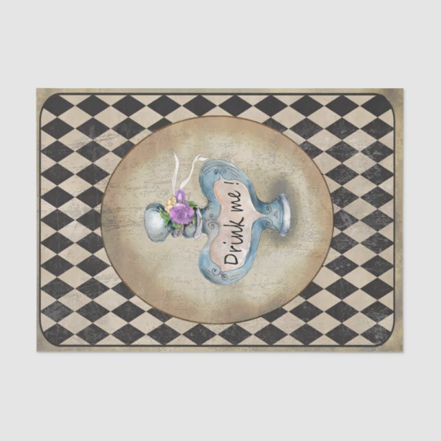 Alicia en papel de tejidos de "Beba conmigo" en el (Anverso)