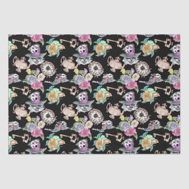 Alicia en papel de tejidos de regalo de la tierra  (Anverso)