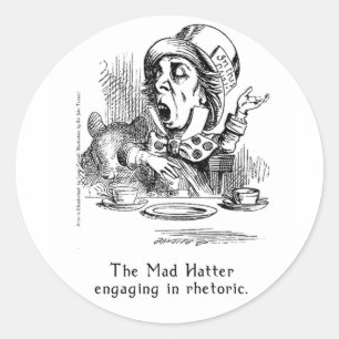 Alicia en Pegatinas de arte de la tierra de las ma