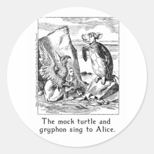 Alicia en Pegatinas de arte de la tierra de las ma