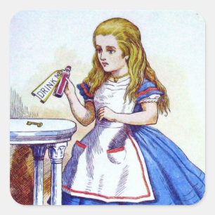 Alicia en Pegatinas y postales del país de las mar