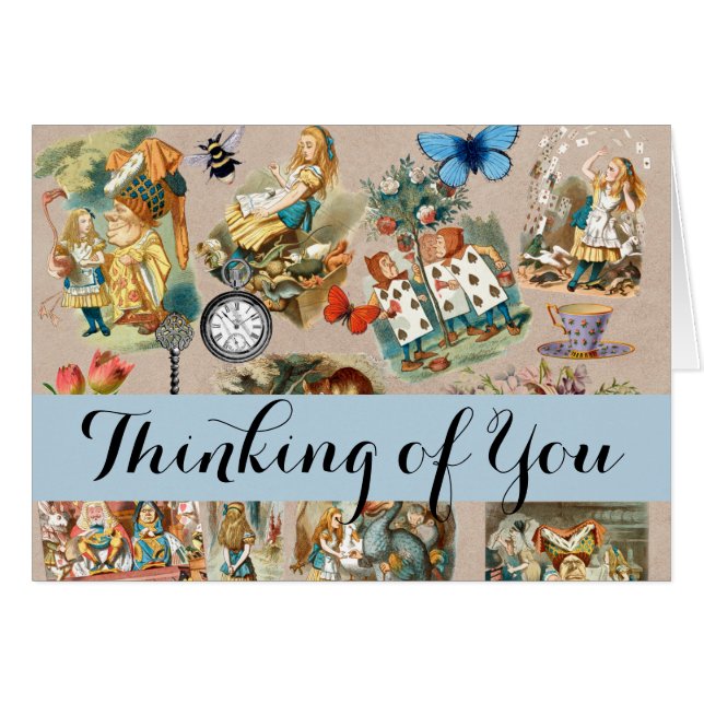 Alicia en personajes del gato de Cheshire en el pa (Anverso (Horizontal))