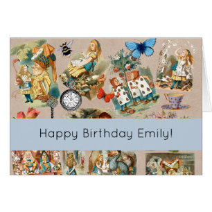 Alicia en personajes del gato de Cheshire en el pa