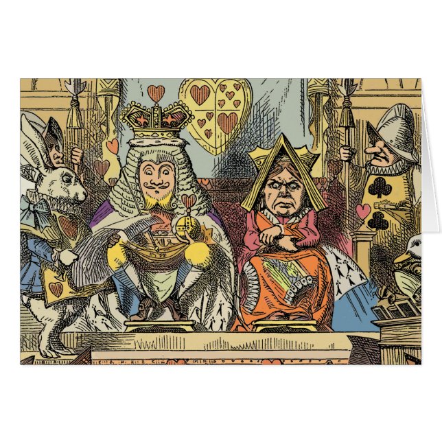 Alicia en personajes del gato de Cheshire en el pa (Anverso (Horizontal))