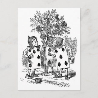 Alicia en soldados de tarjetas de país de maravill