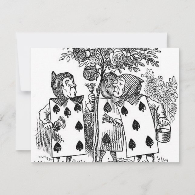 Alicia en soldados de tarjetas de país de maravill (Anverso)