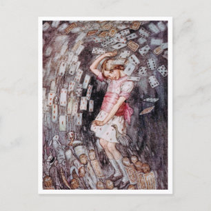 Alicia en tarjetas de juego de los países de las m