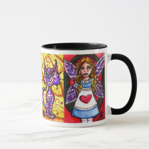 Alicia en taza del carácter de la serie 4 del pa
