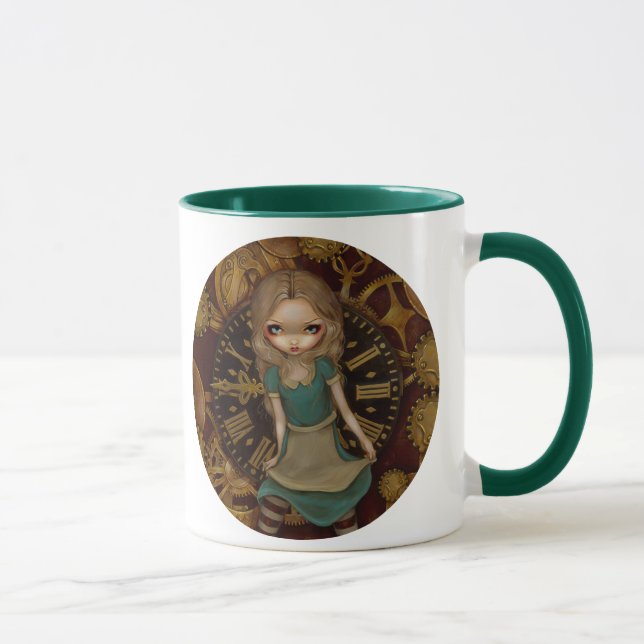 "Alicia en taza del mecanismo" (Derecha)