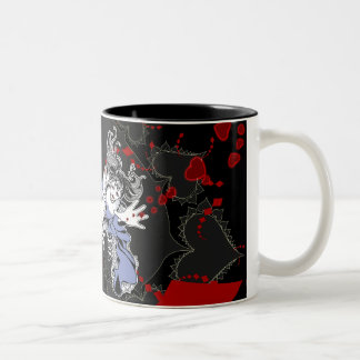 Alicia en taza gótica del fractal de Lolita del
