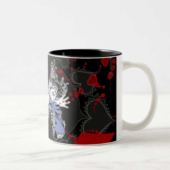 Alicia en taza gótica del fractal de Lolita del (Derecha)