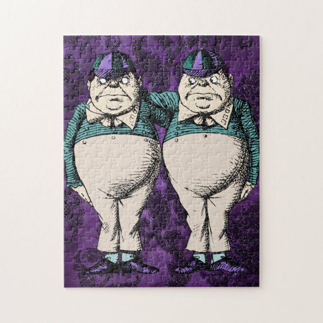 Alicia gótica V - Tweedledum y rompecabezas de tui (Vertical)