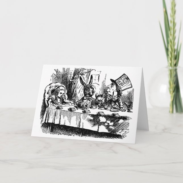 Alicia, ilustracion de tarjetas de felicitación en (Anverso)