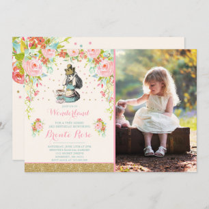 Alicia Vintage En Invitación Al Cumpleaños De La T