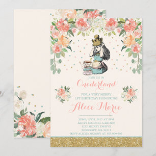 Alicia Vintage en la invitación de cumpleaños de u